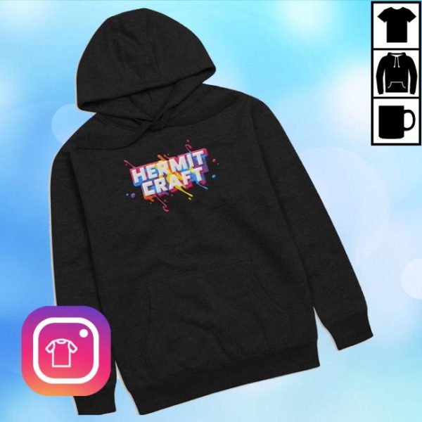 kenny Hermitcraft Merch Store Paint Splatter Hoodiea