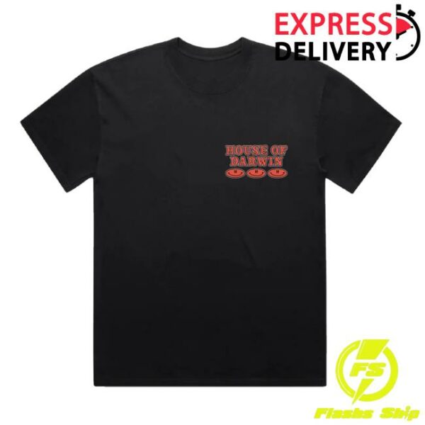 kenny House Of Darwin Merch Store Take Care Faded Black Shirt