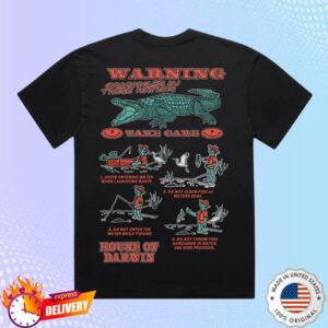kenny House Of Darwin Merch Store Take Care Faded Black Shirta