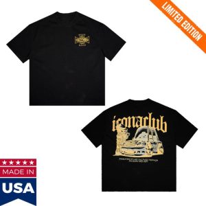 kenny Iconaclub Merch Vip Tee Black