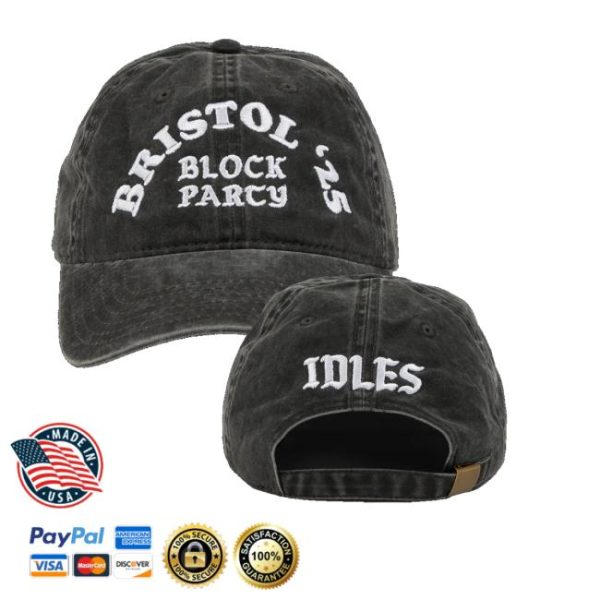 kenny Idles Band Shop Merch Bristol Block Party Washed Cap