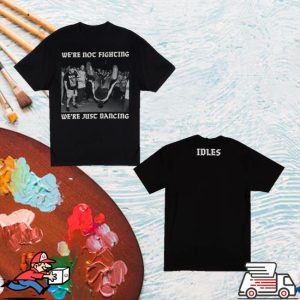 kenny Idles Band Shop Merch We'Re Not Fighting Black T Shirt