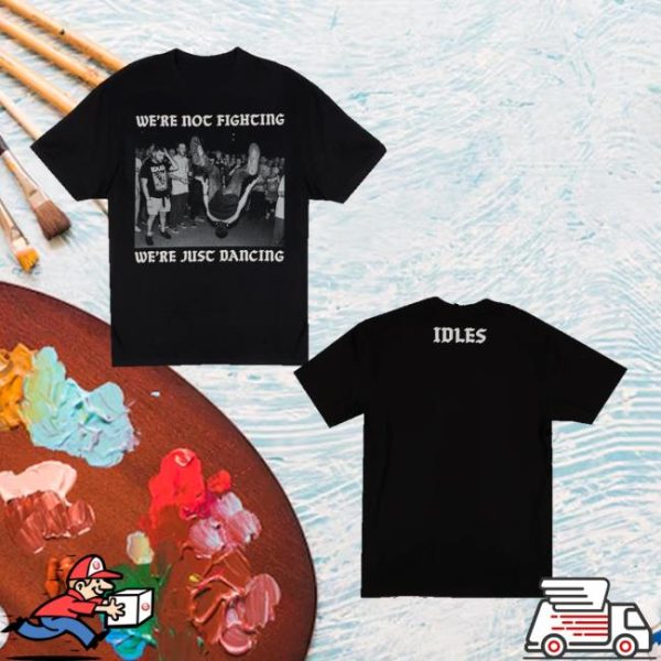 kenny Idles Band Shop Merch We'Re Not Fighting Black T Shirt