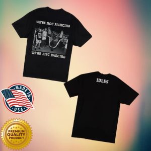 kenny Idles Band Shop Merch We'Re Not Fighting Black T Shirtv kenny Idles Band Shop Merch We'Re Not Fighting Black T Shirtv