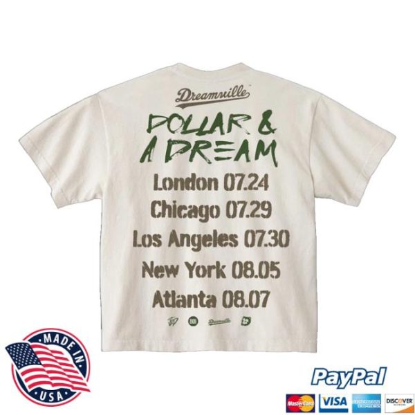 kenny Jid World Merch Store Shop Gdlu X Dreamville Dollar A Dream Teea