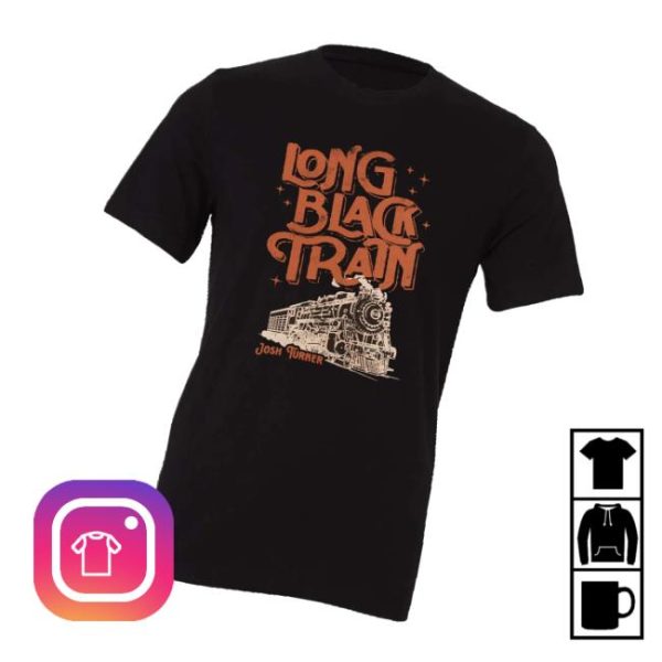 kenny Josh Turner Shop Merch Long Black Train Short Sleeve Teev