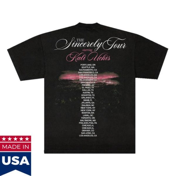 kenny Kali Uchis Merch Store Sincerely Tour Black Poster Teea