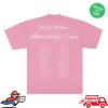 kenny Kali Uchis Merch Store Sincerely Tour Pink Date Back Teea