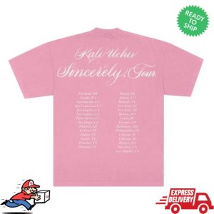kenny Kali Uchis Merch Store Sincerely Tour Pink Date Back Teea