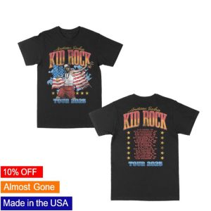 kenny Kid Rock Store Merch America Photo Flag Tour Tee