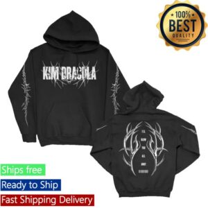 kenny Kim Dracula Store Merch Blow You Away Pullover Hoodie Black kenny Kim Dracula Store Merch Blow You Away Pullover Hoodie Black