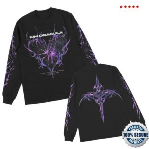 kenny Kim Dracula Store Merch Purple Heart Long Sleeve Blacka kenny Kim Dracula Store Merch Purple Heart Long Sleeve Blacka