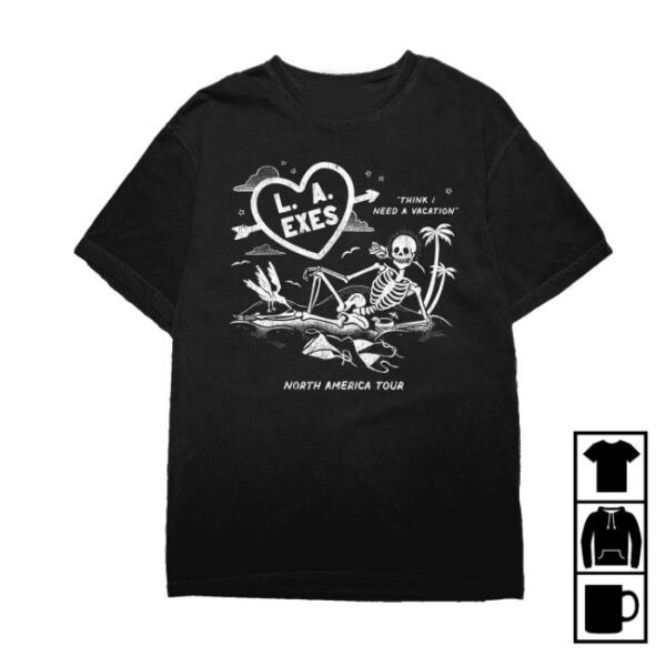 kenny Laexes Merch Store Skeleton Beach Tee