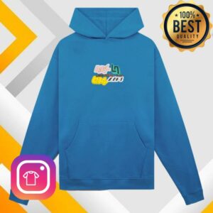 kenny Lando Norris Merch Store Sticker Hoodie Blue