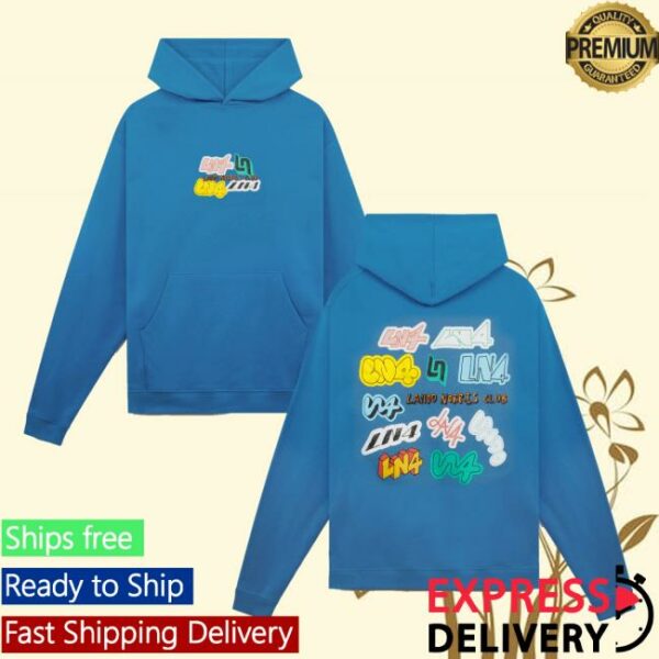 kenny Lando Norris Merch Store Sticker Hoodie Blueaa