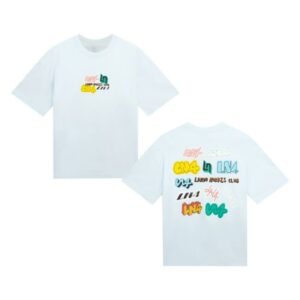 kenny Lando Norris Merch Store Sticker Tee Sky Blueaa