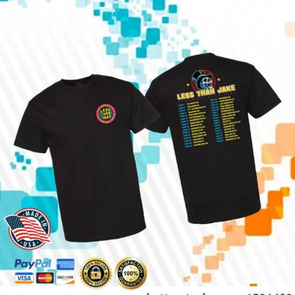kenny Less Than Jake Merch Store Less Than Jake Summer Circus Adult 2025 Tour Shirta