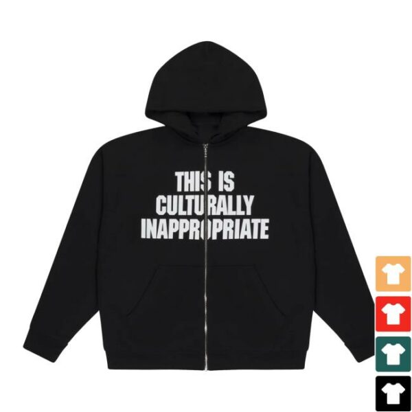 kenny Let God Sort Em Out Merch Store This Is Culturally Inappropriate Zip Hoodie