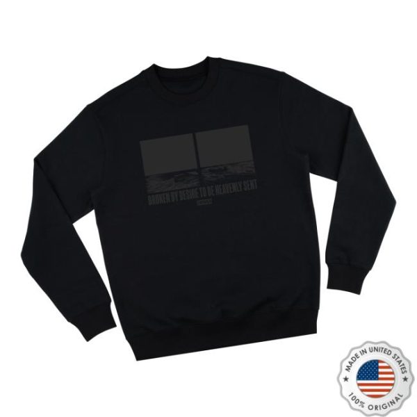 kenny Lewis Capaldi Merch Store Shop Black Coastline Crewneck Sweatera