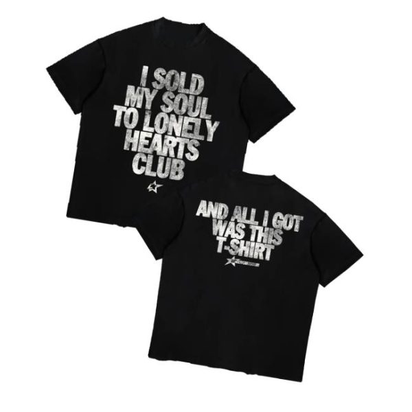 kenny Lonely Hearts Club Merch Store I Sold My Soul Cropped Premium T Shirtv