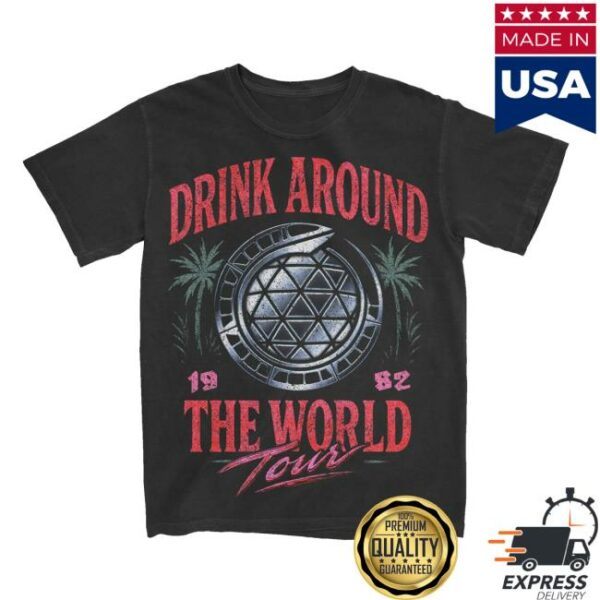 kenny Lostbrostradingco Merch Store Drink Around The World Tee