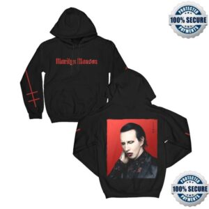 kenny Marilyn Manson Merch Store Little Cross Photo Pullover Hoodie
