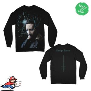 kenny Marilyn Manson Merch Store Shattered Long Sleeve Tee