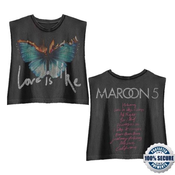 kenny Maroon 5 Store Merch Love Is Like Tankaa