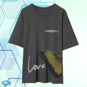 kenny Maroon 5 Store Merch Love Is Like Tee Gray