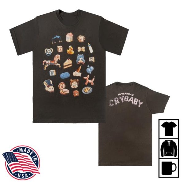 kenny Melanie Martinez Music Merch Store Anniversary Collage T Shirtxe