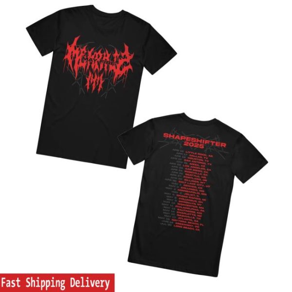 kenny Merchnow Merch Metal Shapeshifter Tour Black T Shirtv 1