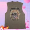 kenny Metallica Merch Store Burning Flower Sleeveless T Shirt