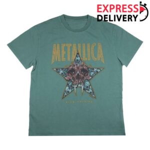 kenny Metallica Merch Store King Nothing Teal T Shirt kenny Metallica Merch Store King Nothing Teal T Shirt