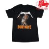 kenny Metallica Store Merch Fortnite X Metallica Fire T Shirt