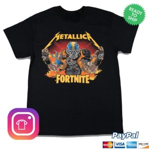 kenny Metallica Store Merch Fortnite X Metallica Fury T Shirt