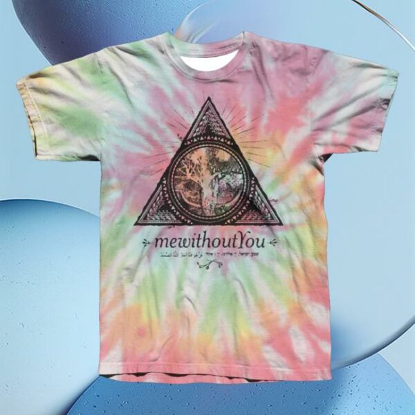 kenny Mewithoutyou Merch Store Tie Dye Signs Short Sleeve T Shirt