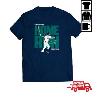 kenny Mlb Merch Shop Cal Raleigh Record Shirt kenny Mlb Merch Shop Cal Raleigh Record Shirt