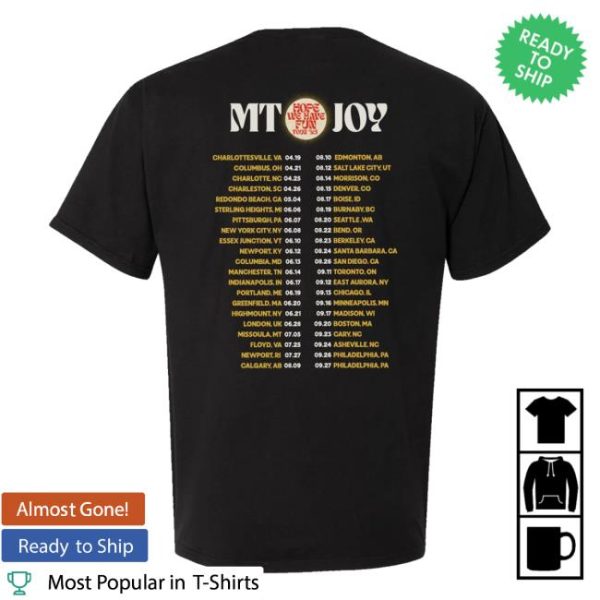 kenny Mt Joy Merch Store Shop Hope We Have Fun 2025 Tour Teea