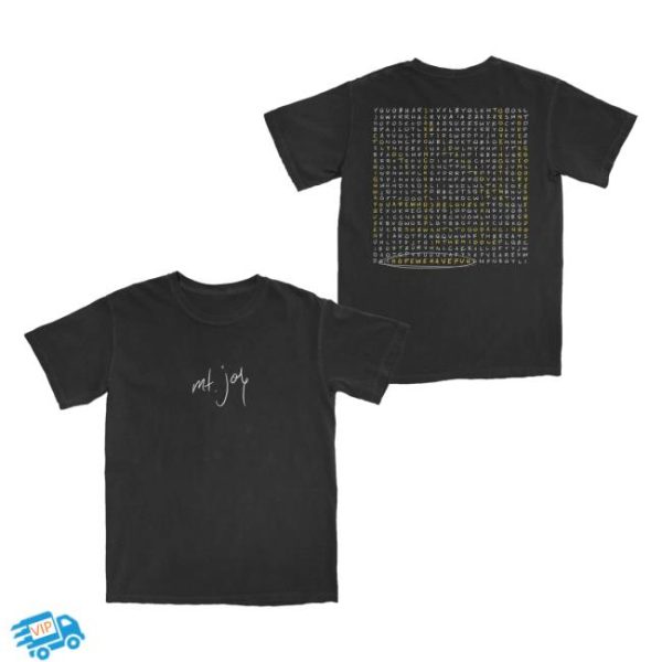 kenny Mt Joy Merch Store Shop Hope We Have Fun Word Search Tee