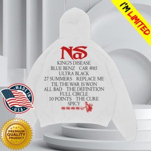 kenny Nasir Jones Merch Store Kings Disease Anniversary Hoodiea kenny Nasir Jones Merch Store Kings Disease Anniversary Hoodiea