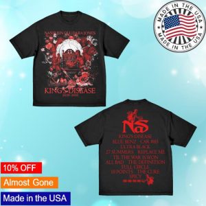 kenny Nasir Jones Merch Store Kings Disease Anniversary T Shirtaa kenny Nasir Jones Merch Store Kings Disease Anniversary T Shirtaa