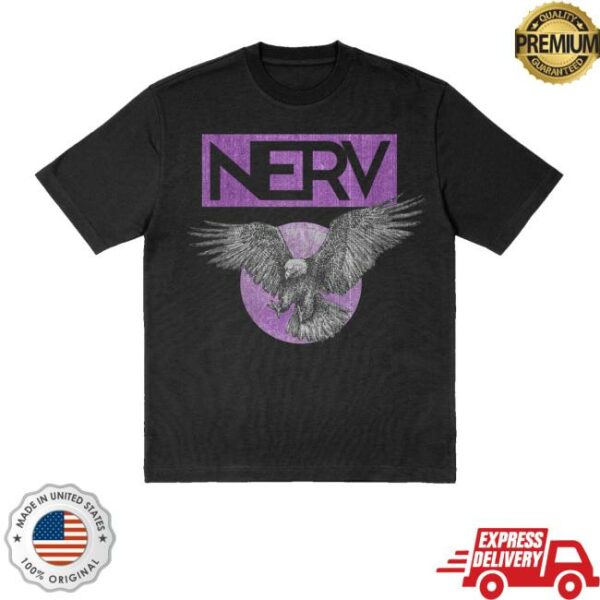 kenny Nerv Store Merch Eagle Black Tee