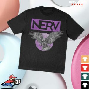 kenny Nerv Store Merch Eagle Black Teev
