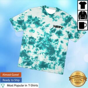 kenny Nerv Store Merch Logo Teal Dye Teev