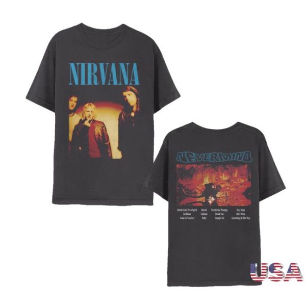 kenny Nirvana Merch Store Dim Light Portrait Tee