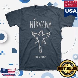 kenny Nirvana Merch Store In Utero Brush Tee kenny Nirvana Merch Store In Utero Brush Tee