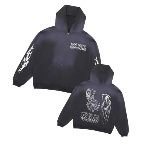 kenny Nothing Nowhere Merch Store Nn Potassium Dye Zip Hoodiev