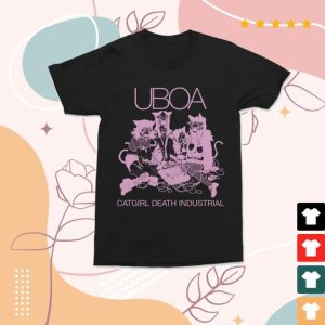 kenny Nowflensing Merch Store Shop Uboa Pink Cat Girl Shirt