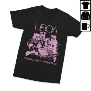 kenny Nowflensing Merch Store Shop Uboa Pink Cat Girl Shirtv