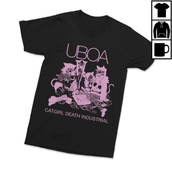 kenny Nowflensing Merch Store Shop Uboa Pink Cat Girl Shirtv